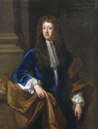 Portrait of Sir Edward Warner, Governor of the Tower, as a Knee Piece by Godfrey Kneller